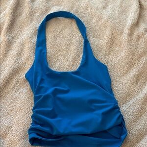 Blue Halter Top